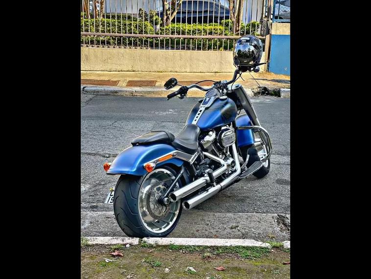 Harley-Davidson Fat Boy Azul 20