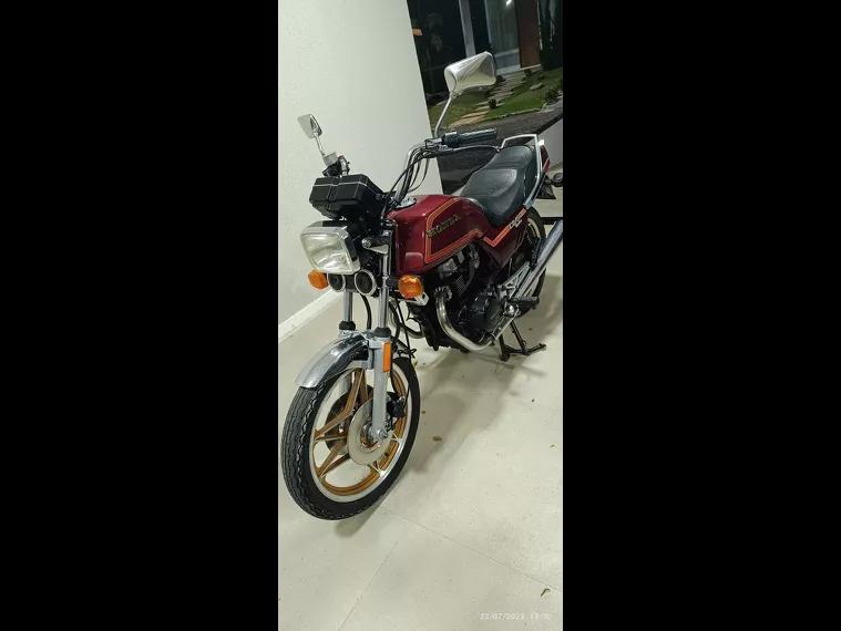 Honda CB 450 Vinho 2