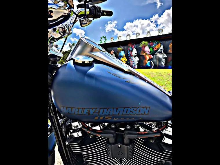 Harley-Davidson Fat Boy Azul 14