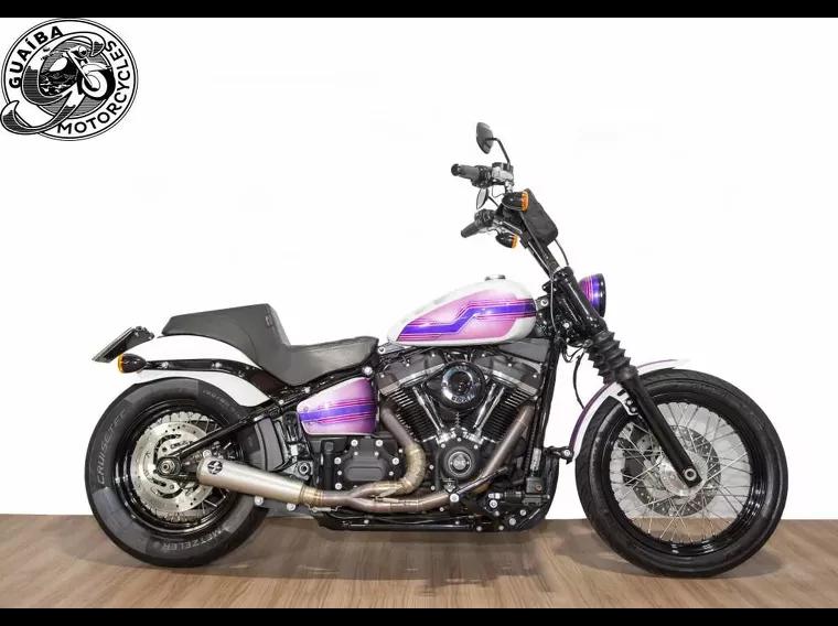 Harley-Davidson Dyna Branco 1