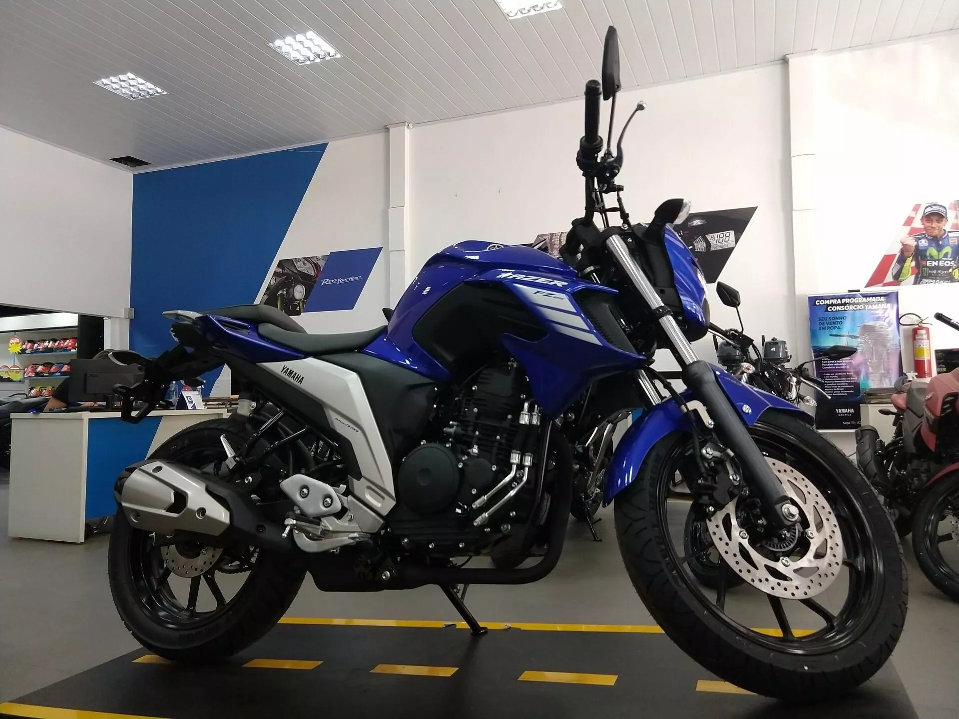 Yamaha Fazer 250 Azul 2