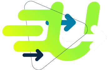 Logo da UsadosBR com setas decorativas